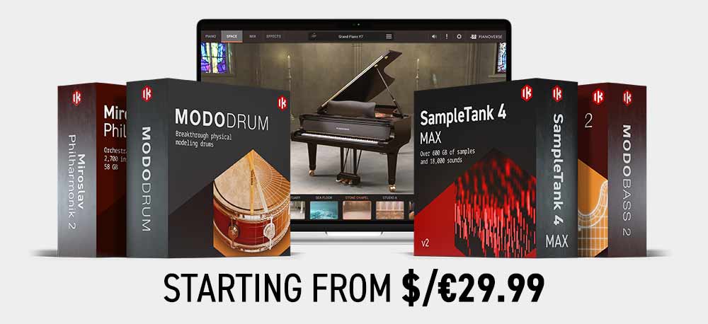 Virtual Instrument collections starting from $/€29.99