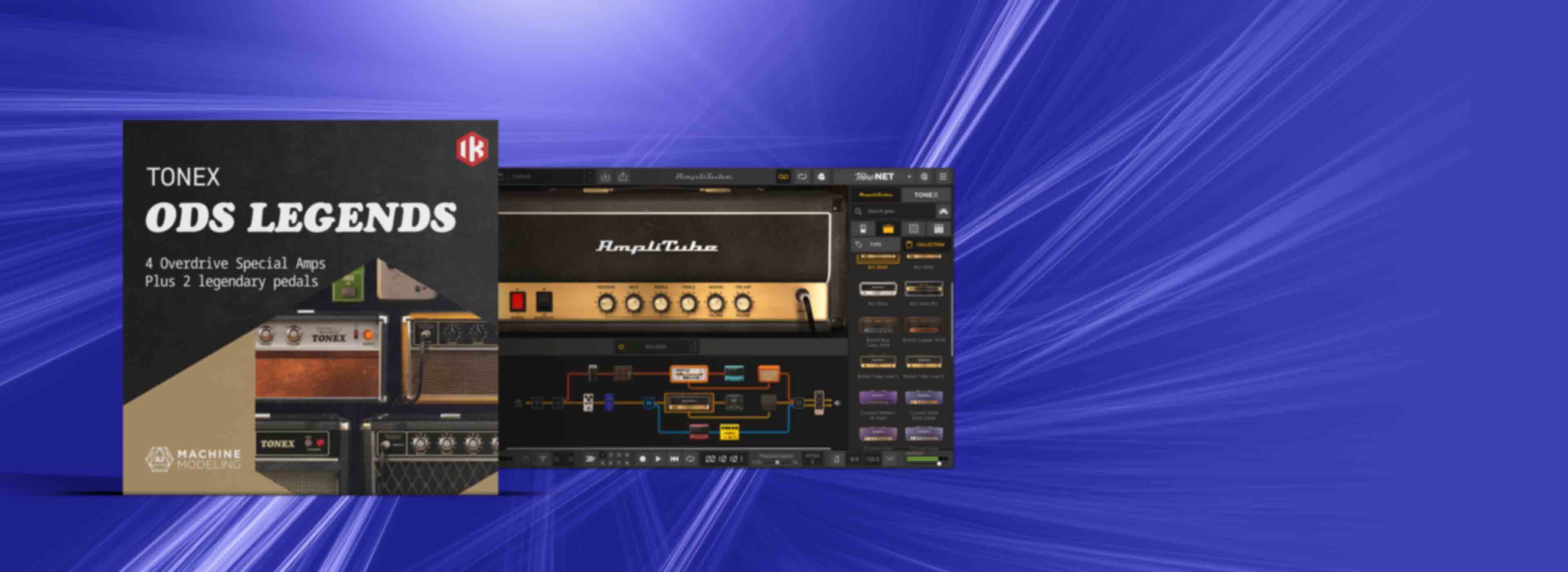 Buy AmpliTube 5 MAX v2, get ODS Legends Signature Collection FREE