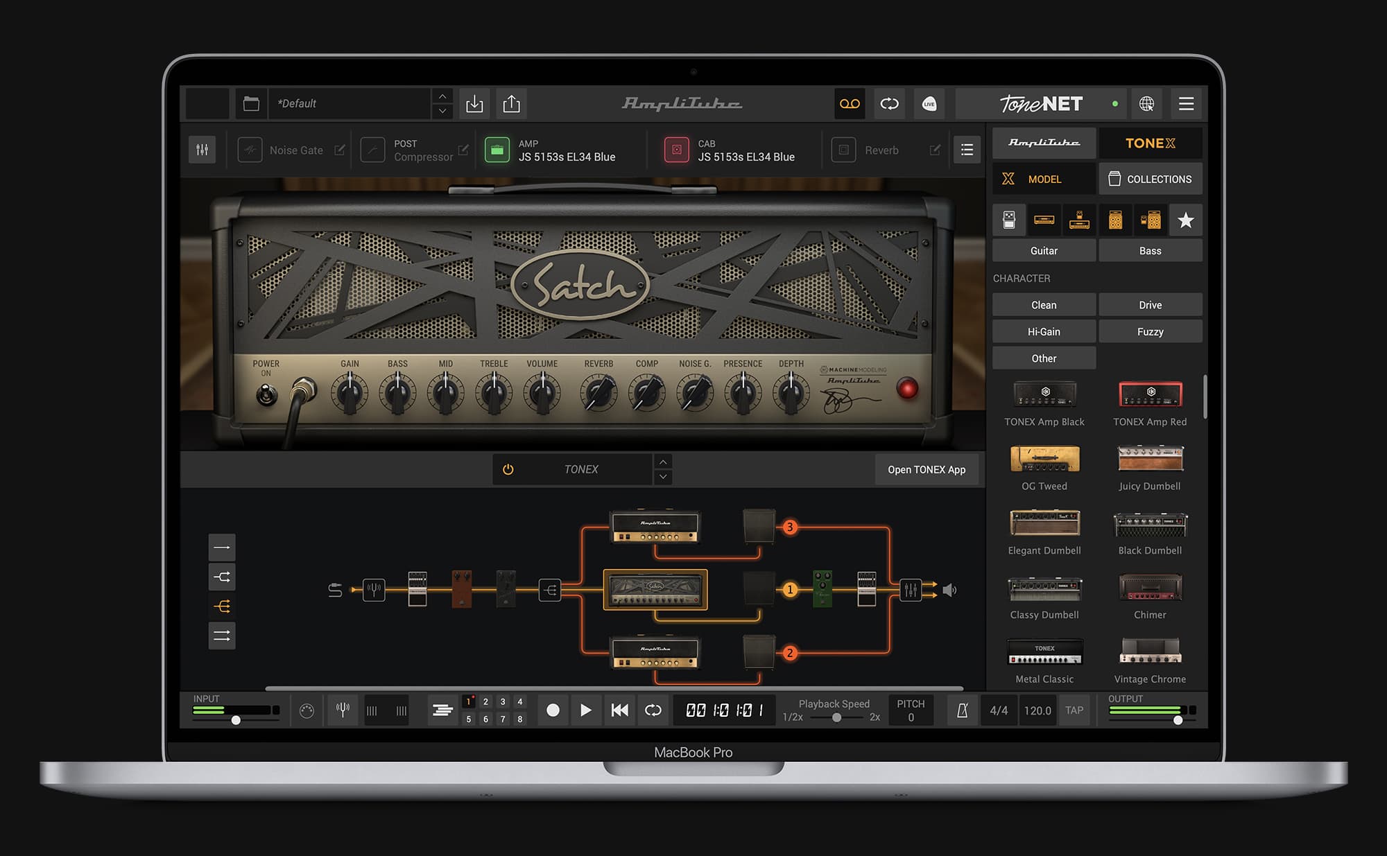 TONEX in AmpliTube