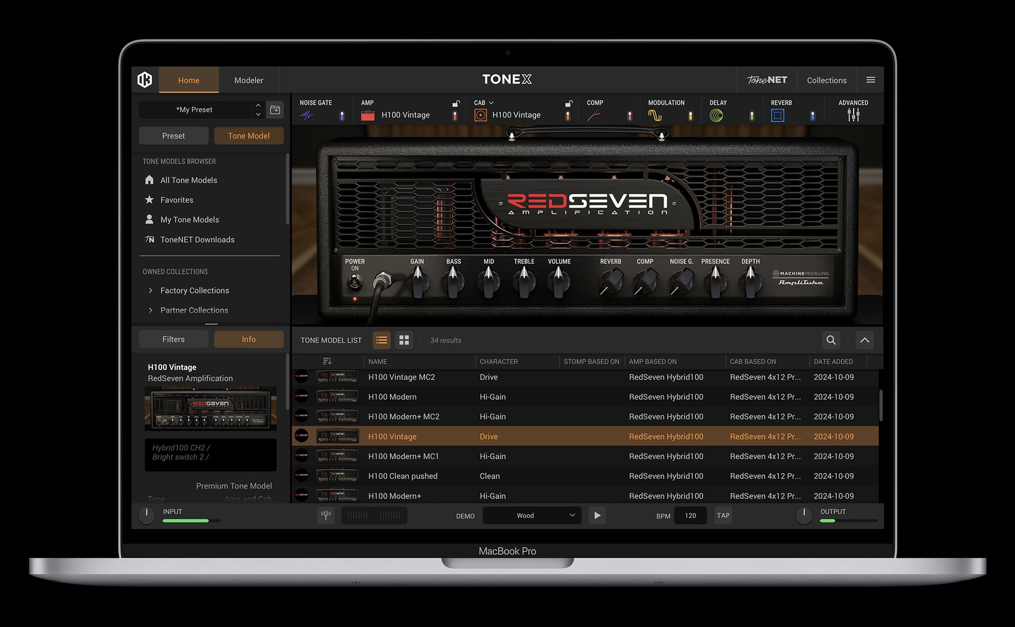 TONEX Signature Collections GUI