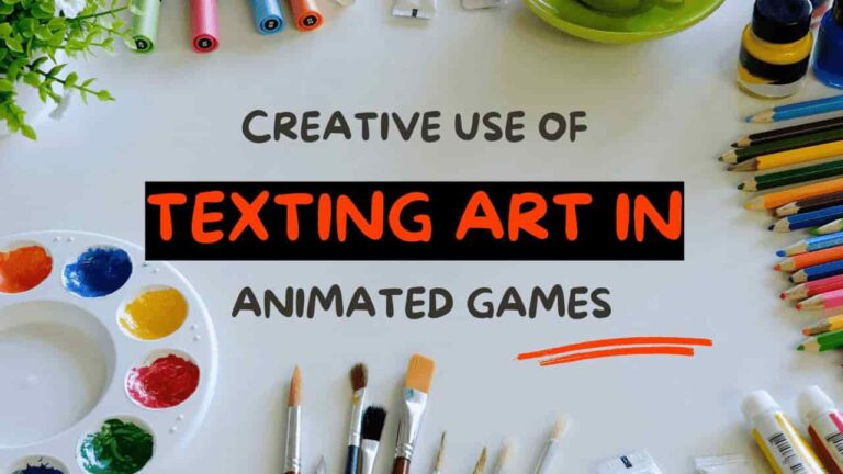 this is a feature image of a blog Creative Use of Texting Art in Animated Games by animated explainer video agency