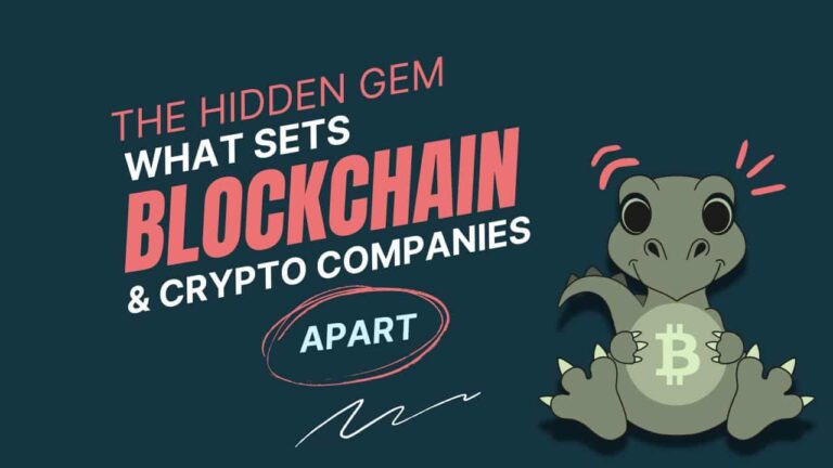 A feature image of blog ,The Hidden Gem: What Sets Blockchain and Crypto Companies Apart by cheap motion graphic production company Purl-Dice Multimedia