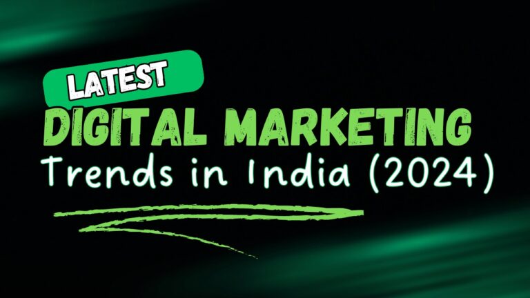 Insights into the Latest Digital Marketing Trends in India for 2024 from a digital marketing agency website , advertising agency